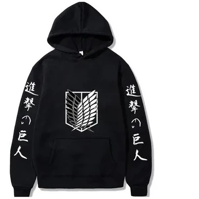 Imagem Moletom Casaco Anime Attack On Titan Shingeki No Kyojin Mangá Blusa de Frio