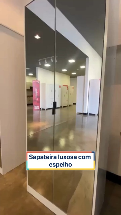 Sapateira com espelho! #sapateira #espelho