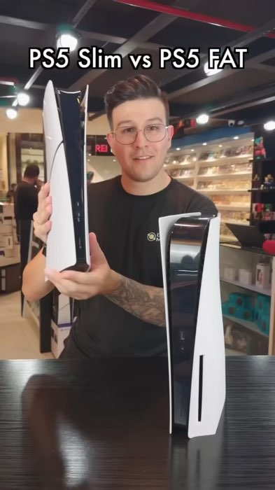 PS5 PlayStation 5 slim ou fat #ps5 #playstation #hoj7 #videogame