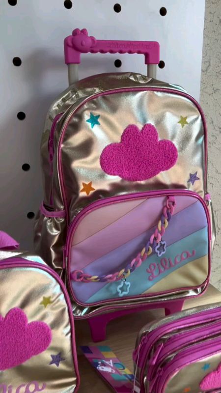 #mochiladerodinha #estojo #mochilalilicaripilica #lilicaripilica #materialescolar #voltaasaulas #kitmochila #lancheira