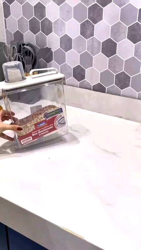 Kit 4 Dispenser Multiuso Pote Hermético Porta Mantimento Sabão Liquido Amaciante #dispensermultiuso#dispenser