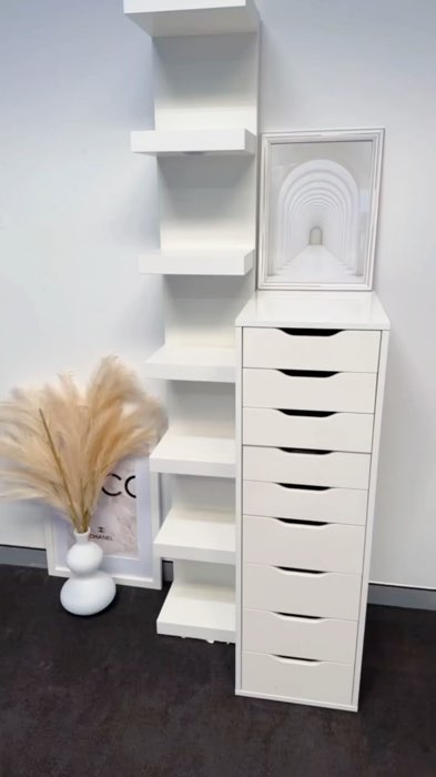 ￼Torre De Prateleira Estante Mdf 170 Cm E 85 Cm Multiuso Para Quarto decoração Estante Multiuso Perfumes Quarto #torredeprateleiras
