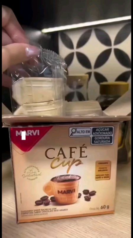 Xícaras de café comestíveis Marvi #xícaradecafecomestivel #xicaradecafe #cafe #xicaracomestivel