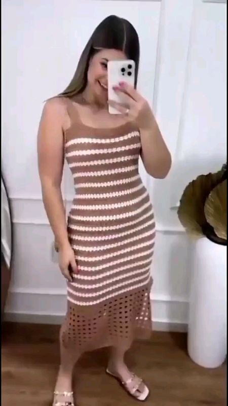 Vestido tricô  #vestidotricô #modafeminina #inverno #look #oferta #promoção #viral