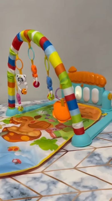 Tapete divertido musical com atividades para bebês #brinquedo #brinquedosensorial #parabebe #TapeteDeAtividades #tapetemusical
