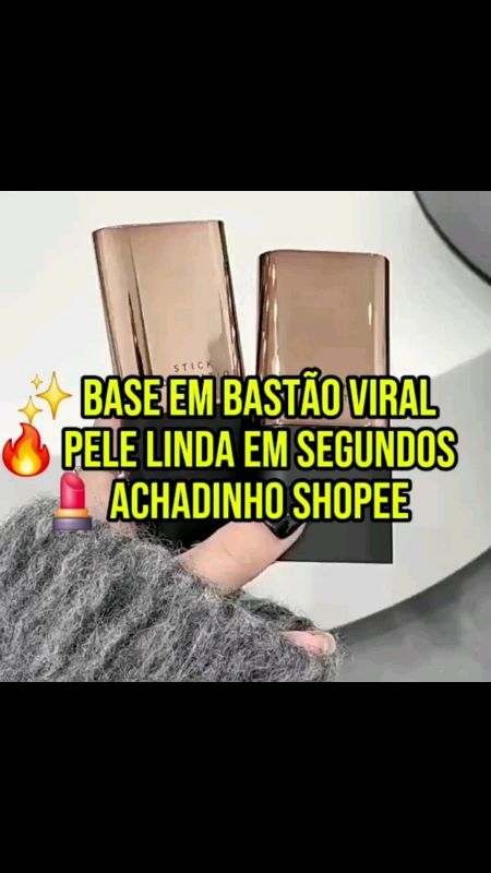 Base em bastão #shopeeachadinhos #makebarata #baseembastao #dicasdemaquiagem #shopeebrasil