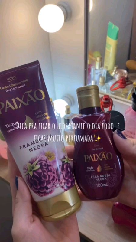 kit Paixão Framboesa Negra Hidratante loção para corpo#paixaoframboesanegra#hidratante#loçaocorporal#pelemacia#finds#viral#shopee#