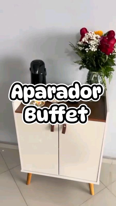 ✨ Elegância que completa o ambiente. #Decoração #Design #Interiores #Buffet #Aparador #Decorlovers #Homedecor #Decoracao #Inspiração #AcheiNaShopee
