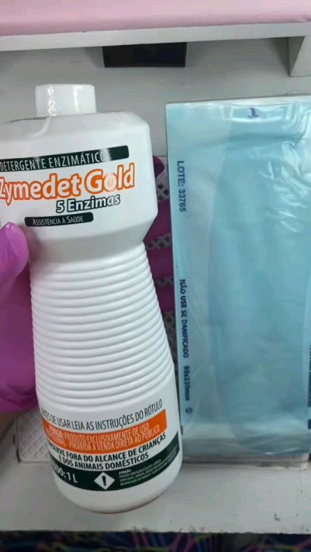 Kit Detergente enzimático + envelope para esterilização #manicure #lash #design #nails #esterelizacao