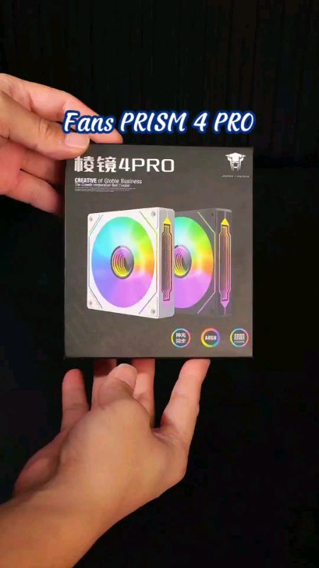Fan Argb Prism 4 Pro #fan #rgb #cooler #ventuinha #cooler #pc