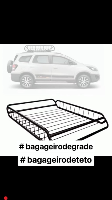Bagageiro De Teto Maleiro Universal Aco Rack Carro #BagageiroDeTeto #Maleiro #RackDeTeto #BagageiroCarro #AcessoriosAutomotivos #Rackdecarro #carro