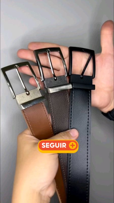 kit cinto Masculino 125cm em couro #cintomasculino #cintoemcouro #kitcinto #acessoriomasculino