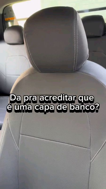Jogo de Capas Banco Automotivo para Carro em Couro Impermeável Universal #capa #capaparabancodecarro #capadebanco #CapaParaBancos #capadecarro
