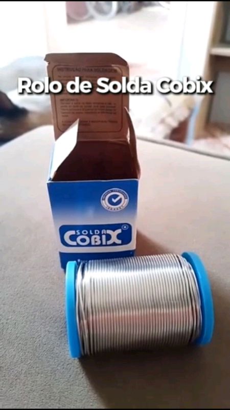 Rolo de Solda Estanjo Cobix #solda #estanho #cobix