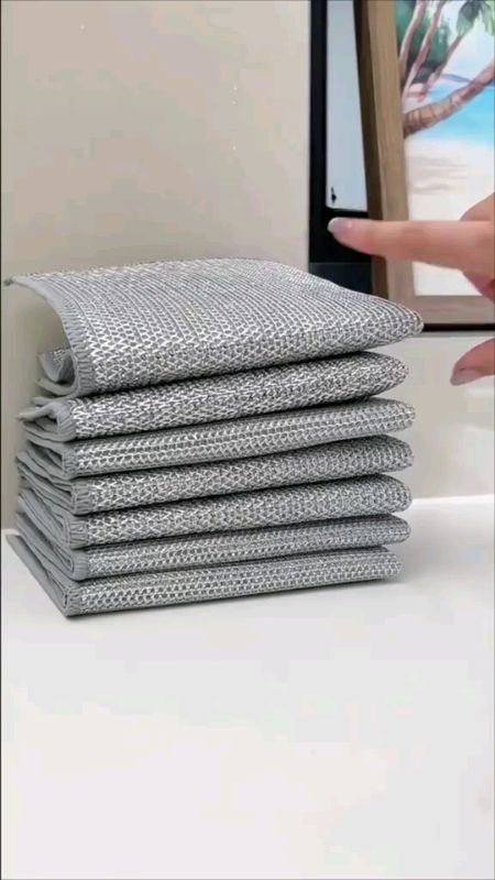 Pano de limpeza de arame metálico #casa #cozinha #limpeza #pano #Ofertas #Promo #shopee#viral