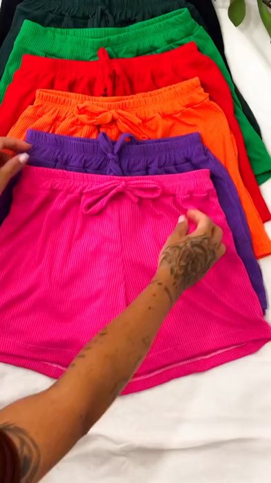 Kit 10 Short Canelado Bermuda Feminina Cores Variadas #shortcanelado #modafeminina #short #shortinho #bermunafeminina #praia #shorts