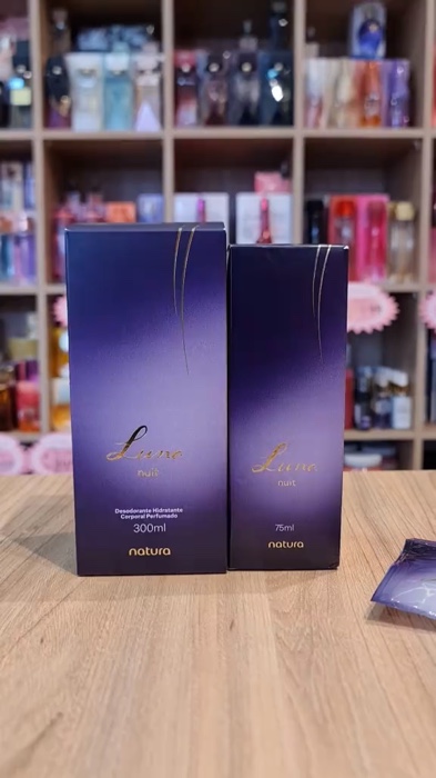 ￼Luna Nuit Natura: Colônia Perfume Feminino Hidratante Corporal Perfumado 300ml #lunanuit #luna #natura #naturaluna #naturalunanuit #perfumeluna