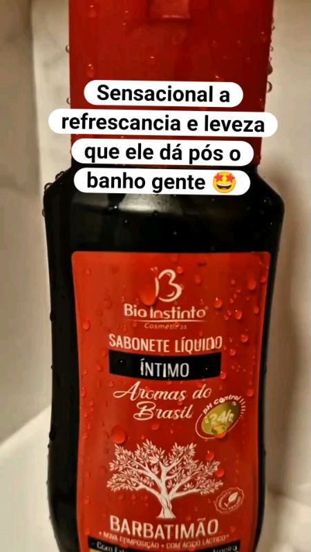 Sabonete líquido íntimo #sabonete #saboneteliquido #saboneteintimo #sabonetedebarbatimao