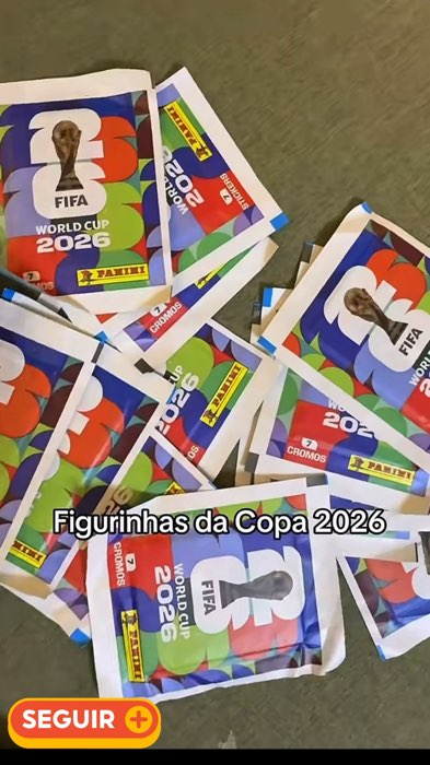 100 envelopes de figurinha da copa do mundo FIFA 2026 #figurinha #envelope #copadomundo #foryou #page #viral #explore