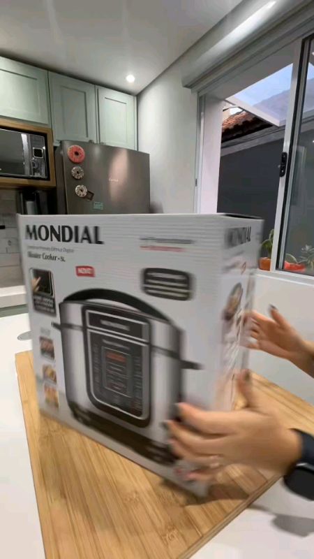 Panela Elétrica de Pressão Digital Master Cooker PE38 5 Litros #panela #paneladepressao #panelaeletricadepressao #panelaeletrica5l