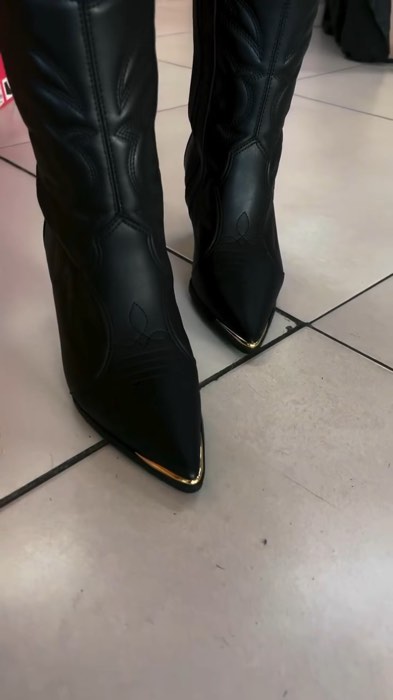 Bota #texana #feminina cano médio #conforto