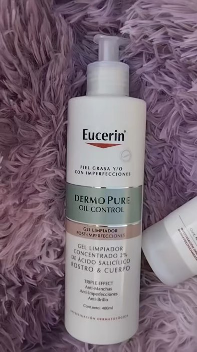 ￼EUCERIN Gel de Limpeza Facial Antiacne Dermo Pure Concentrado 400ml #eucerin #geldelimpeza #geldelimpezaeucerin #skincare #pele