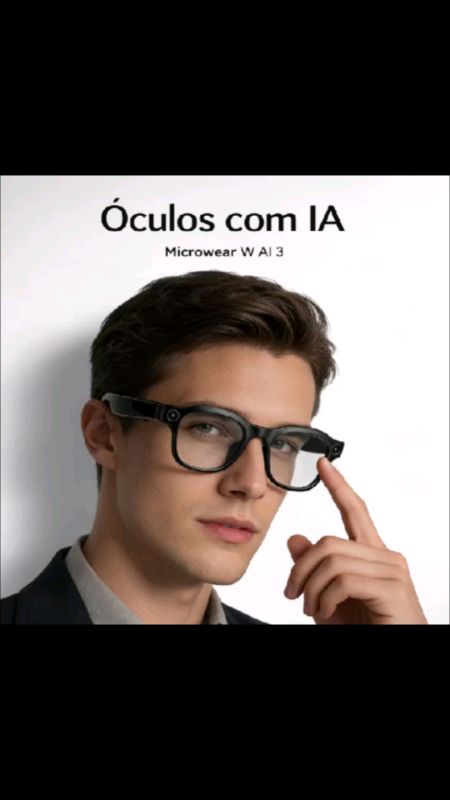 Óculos com AI bluetooth e câmera #oculosai #oculos