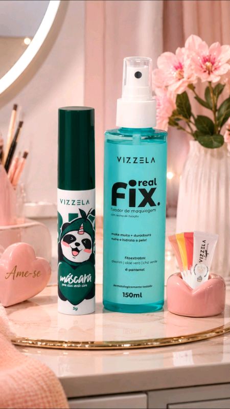kit máscara para cílios mais fixador 😍👇🏻#mascara #cilios #fixador #make