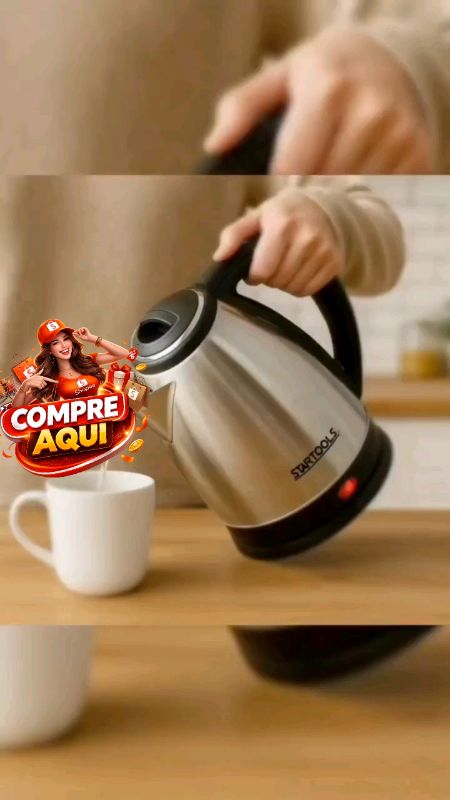 Chaleira elétrica #chaleira #casa #cozinha #mulher