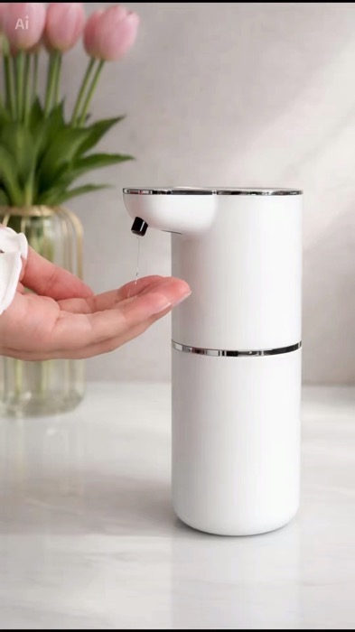 ￼dispensador Automática de sabão lavabo Recarregável USB #portasabao #portatil #automatico