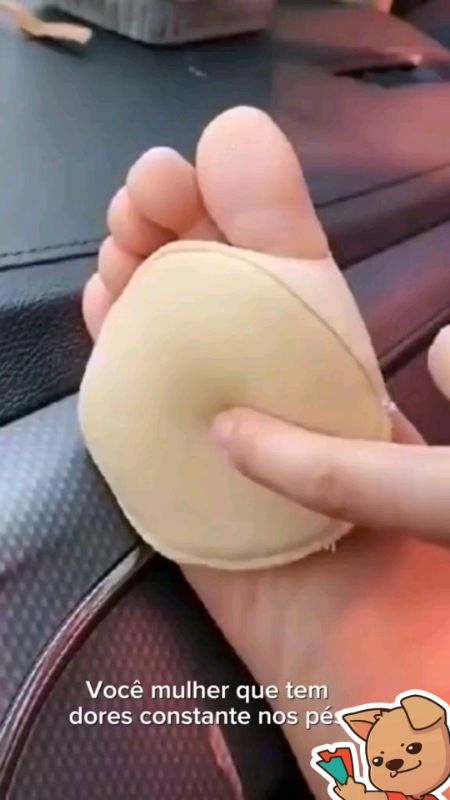 Protetor de Pé Peito Palmilha Almofada Macia Conforto Pés Para Salto Alto TipToe Alívio Par