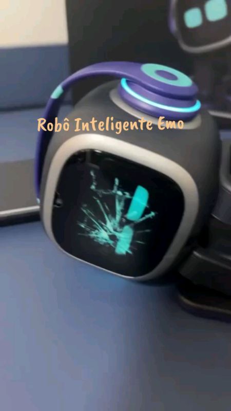 Robô Inteligente Emo #tecnologia #robointeligente #emo #gadgets #robotinterativo #tecnologiageek #presentecriativo #ai