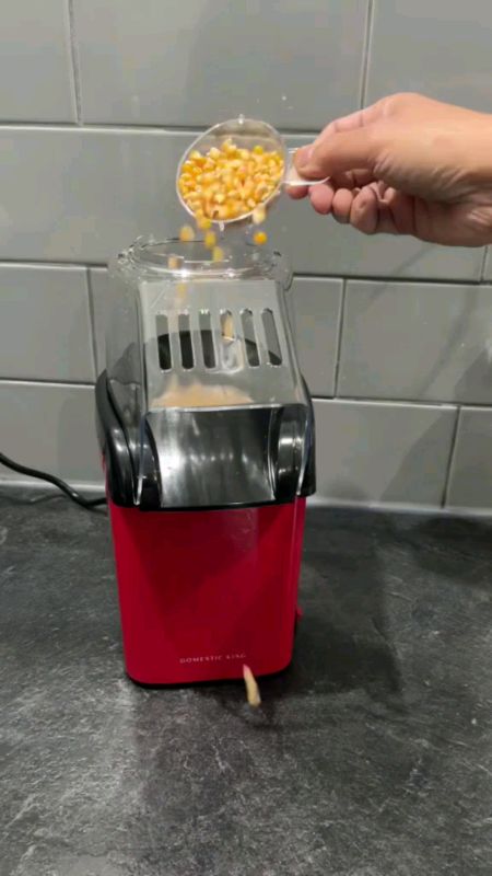 Pipoqueira Elétrica Popcorn Maker 110V  Pipoca Sem Óleo#shoppe