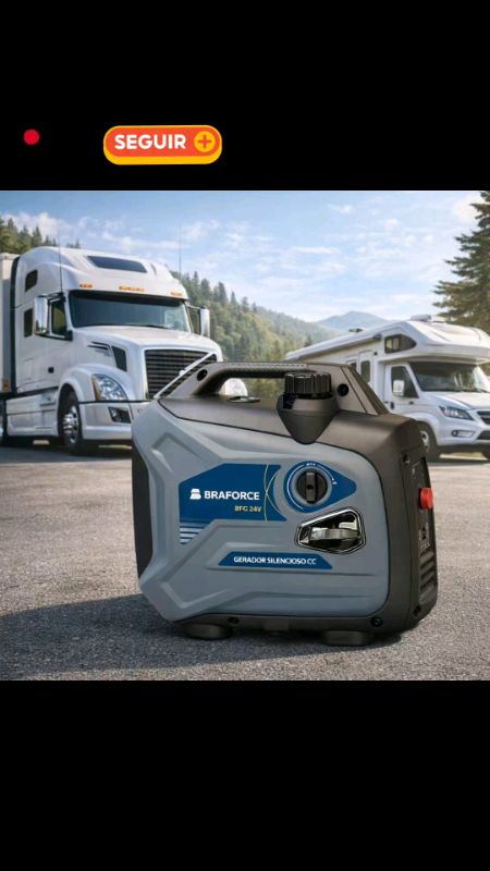 #Gerador #Automotivo #Braforce 24V #Silencioso #Caminhao #Motorhome #Gasoli...