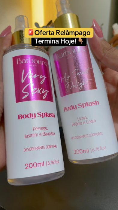 Kit body splash feminino Barbour’s