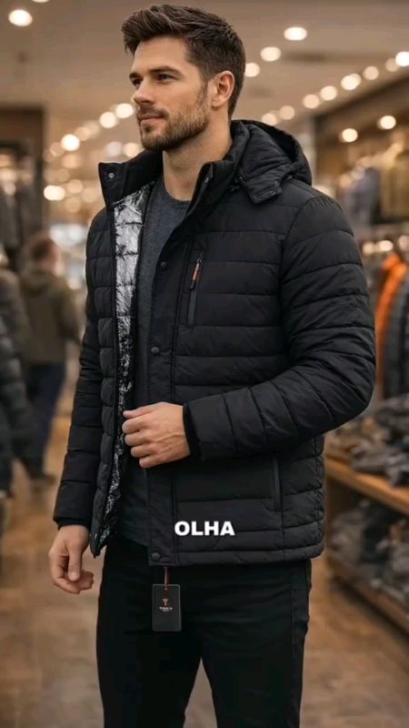🧥 Todo mundo tá querendo essa jaqueta térmica bobojaco masculina com capuz removível pro frio #jaqueta #bobojaco #masculino #inverno #casaco