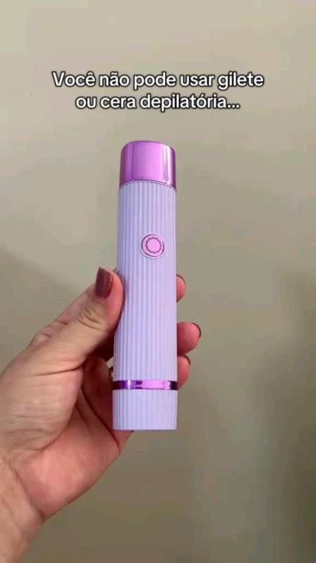 Depilador Eletrico Feminino Recarregável Removedor De Pelos Navalha Dupla- Envio rápido #depilador  #eletrico