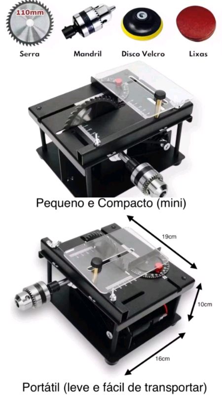 Serra de Bancada Compacta #serradebancada #miniserradebancada #miniserrademesa #serradebancada #carpintaria #serrademesa #SerraCompacta