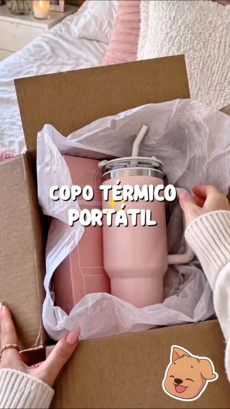 Copo Térmico ROMANTIC CROWN! #copotermico #coporomanticcrown #garrafatermica #copo #shopee #CopoTérmicoInox