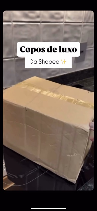 Copos de Luxo com borda dourada da Shopee✨ #cozinha #Ofertas #shopee #coposdeluxo