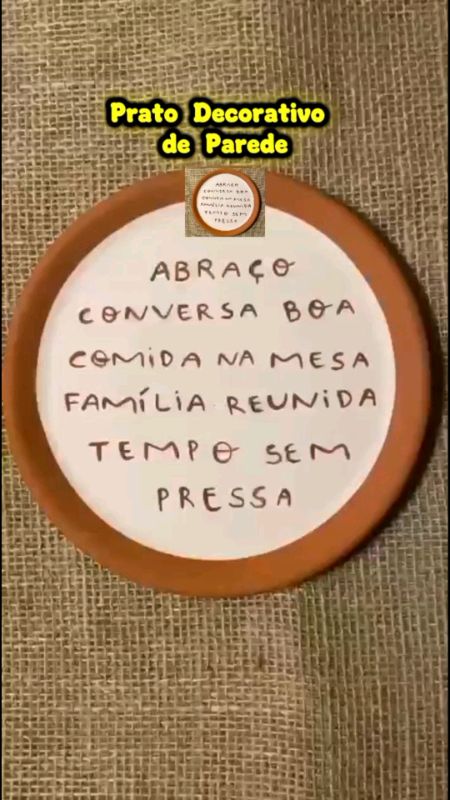 Prato Decorativo de Parede! #pratodecorativo #pratodecorativodeparede