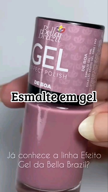 Esmalte efeito gel. Seca sem cabine. #esmalteemgel #esmaltes #bellabrazil  #unhadegel #nail