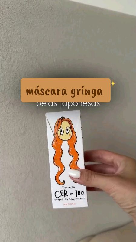 a máscara capilar das gringas entrega tudo 😻