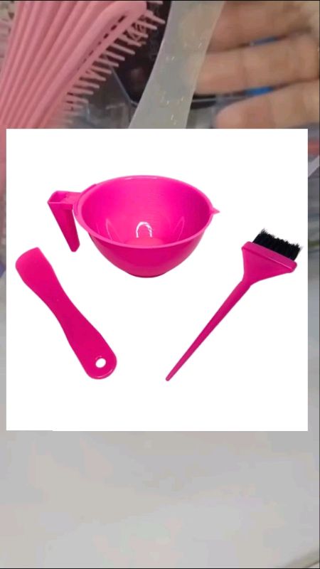 Kit para aplicação de produtos #cabeleleira #hair #cabelo #tintura
