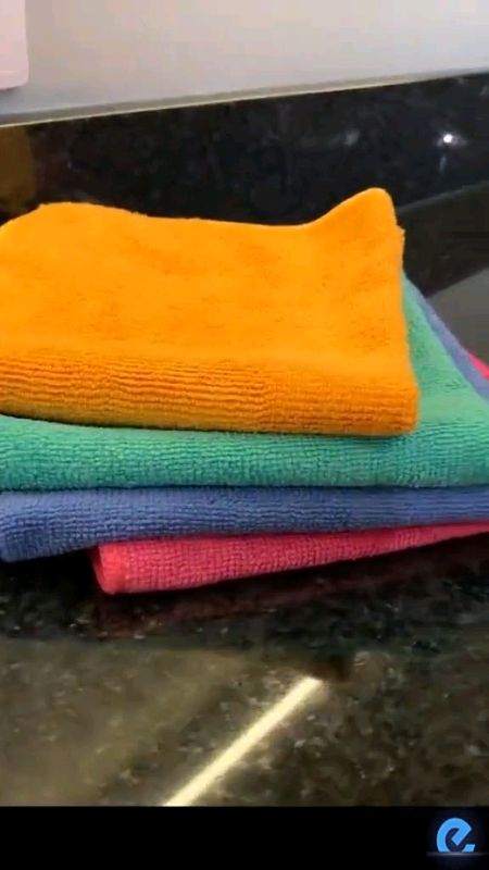 Panos de Limpeza Microfibra Alta absorção #acheinashopee #limpeza #cozinha #banheiro #mocrofibra #absorção #