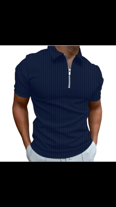 A nova Camisa Polo Plus Size com zíper chegou na Achei com a Nona! Feita pra quem quer conforto, #acheinashopee #EstiloMasculino
