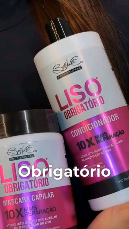 Kit pós Progressiva amei Liso #kitcapilar #meuliso #posprogressiva