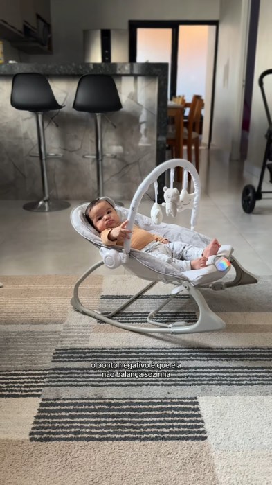 Cadeira de descanso musical urso polar 🥰😱👆🏼 #maternidade #cadeiradedescanso #maxbaby #bebê