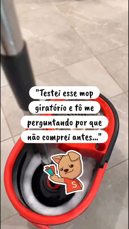 Adicione no carrinho👆🏻 Mop Giratório mais vendido da Shopee! #mopgiratorio #limpezafacil #vidapratica #casaorganizada #shopee #viral #promo