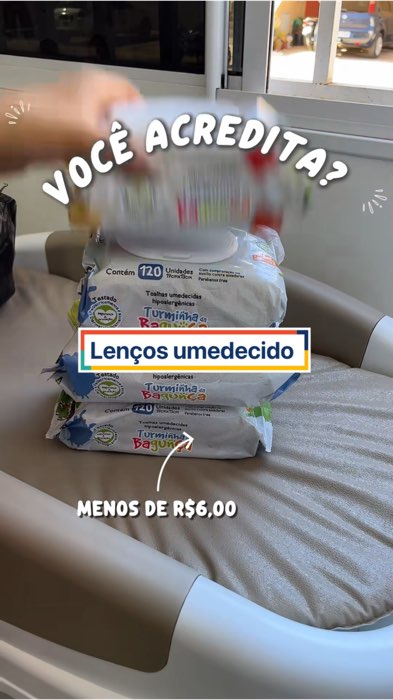 ￼Kit 5 Pacotes Toalhas Umedecidas TURMINHA DA BAGUNÇA 120 folhas - 19x13cm com tampa LENÇO UMEDECIDO BEEB